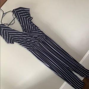 Striped Jumpsuit